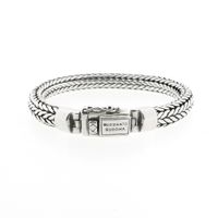 Silver Buddha to Buddha bracelet; Ellen | 19 cm