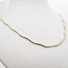 Image 1 of Two-tone gold bar necklace