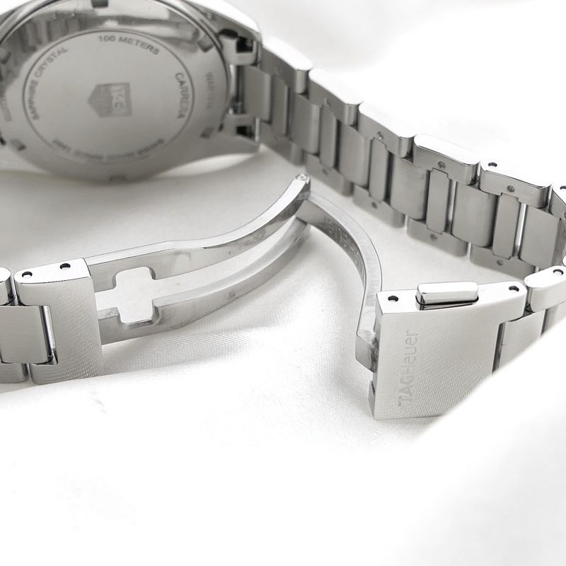 Image 17 of TAG Heuer Carrera 'Mother of Pearl' women's watch with diamonds