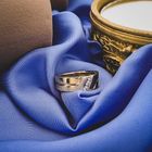 Image 2 of Gold ring with diamonds 0.15 ct.