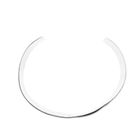 Image 6 of Silver cable-knit bracelet | Ø 67 mm