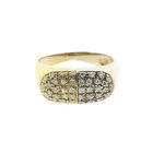 Image 3 of Two-tone gold ring with 0.30 ct diamond.