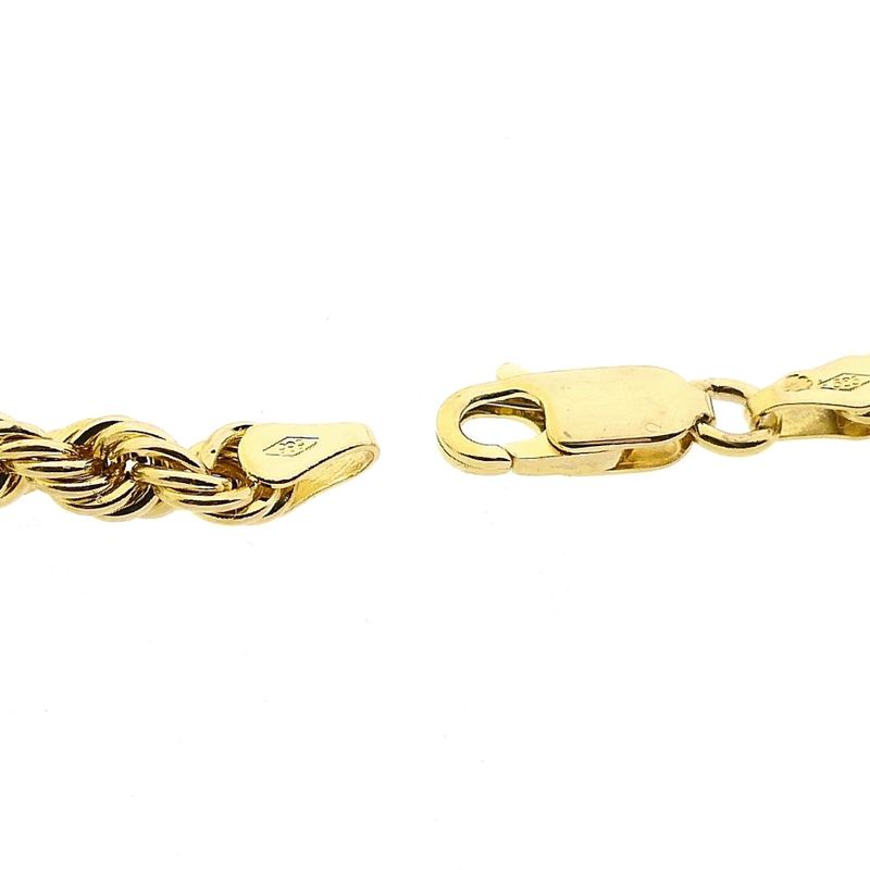 Image 4 of Twisted Link Gold Chain; 14k; 60.5 cm
