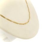 Image 2 of Gold link chain with bars