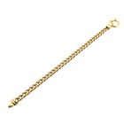 Image 7 of Gold gourmet link bracelet | 22 cm