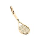 Afbeelding 4 van Gouden hanger van een tennisracket