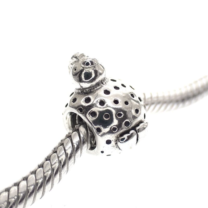 Image 2 of Pandora charm; Silver; Bird