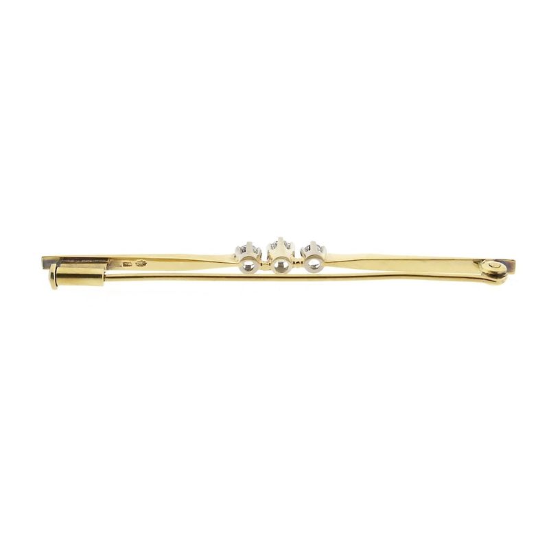 Image 5 of Gold brooch with diamond