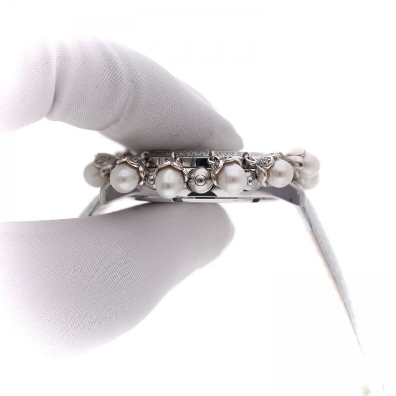 Image 6 of Meyers Lady Diamond & Pearl 101500; Women's Watch with Diamonds