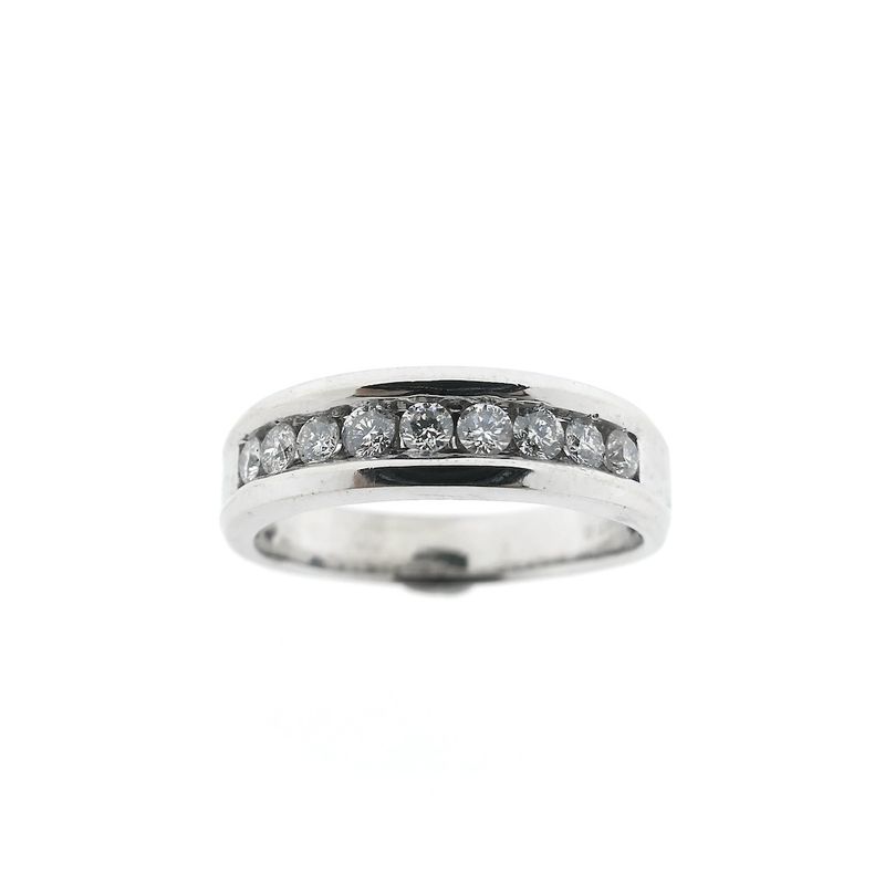 Image 4 of White gold ring with diamond | 0.63 ct.