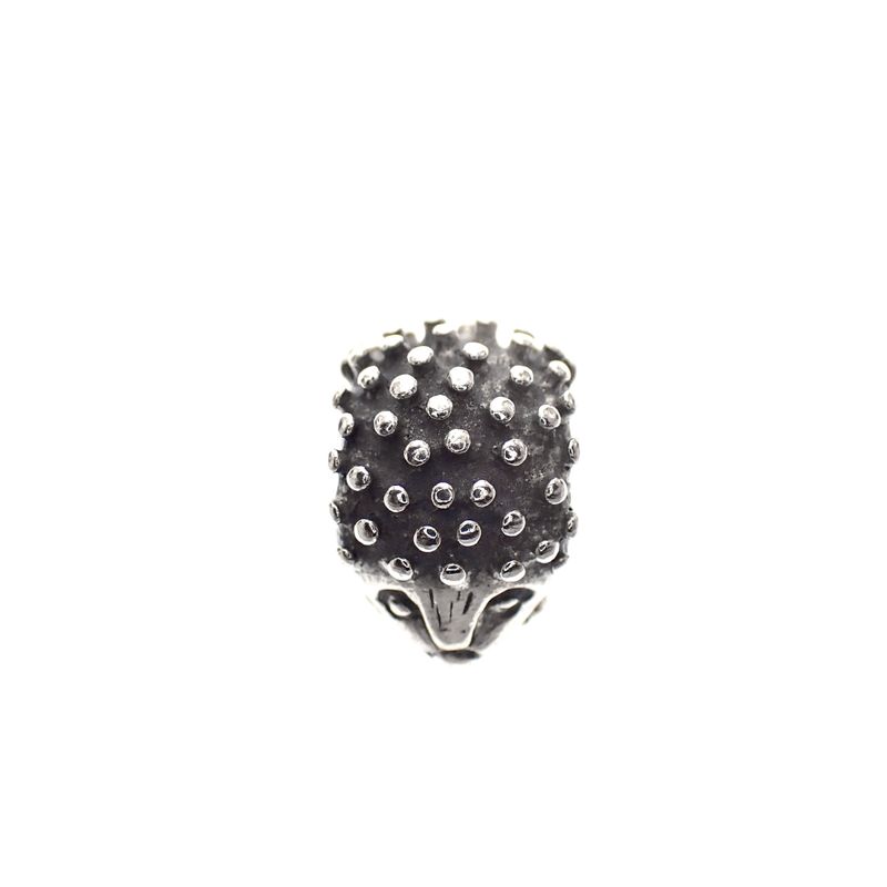 Image 4 of Pandora charm; Silver; Hedgehog