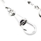 Image 9 of Silver snake link chain with lobster clasp | 48 cm