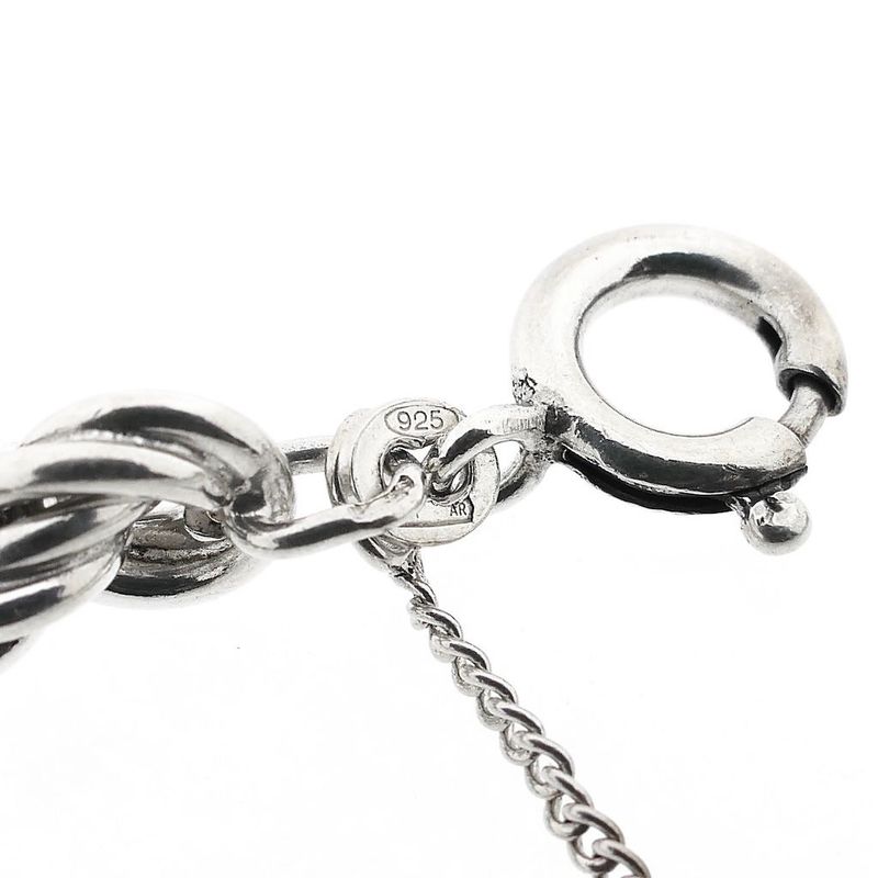 Image 6 of Silver Twisted Link Bracelet