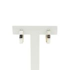 Image 1 of Two-tone gold earrings; Ø 17.5 mm