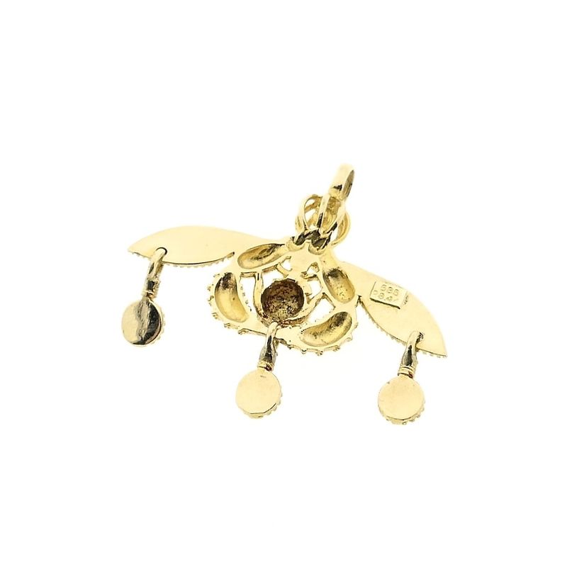 Image 5 of Greek gold bee pendant from the Minoan culture