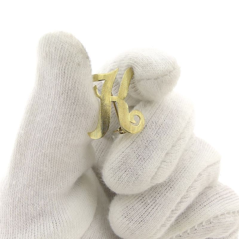 Image 2 of 8 carat brooch; Letter K