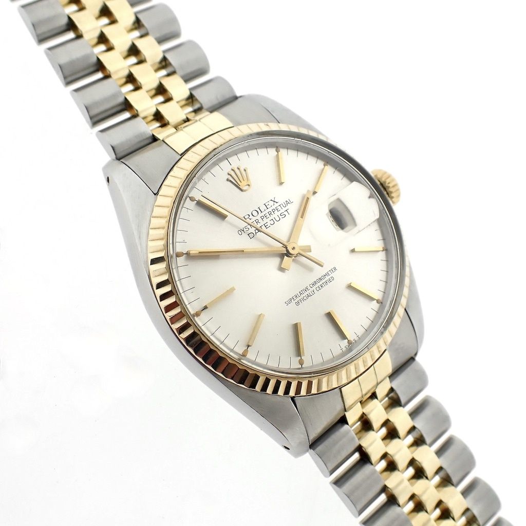 Rolex Datejust 16013; Staal/gouden horloge | Juweelwinkel.nl
