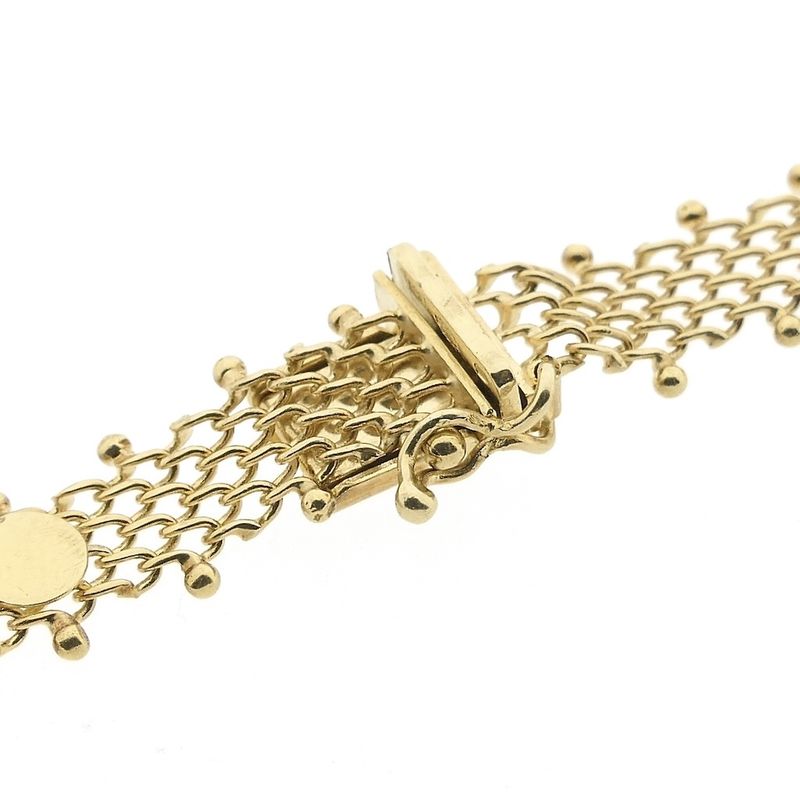 Image 4 of Vintage gold Cleopatra link chain