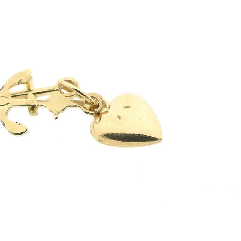 Image 6 of Gold pendant; Faith, hope, and love