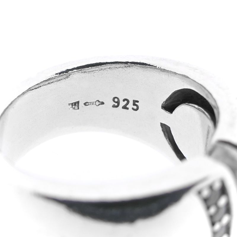 Image 3 of Silver robust ring with zirconia; TiSento