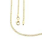 Image 1 of Two-tone gold Figaro link chain | 58.5 cm