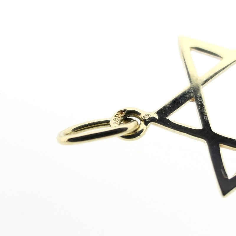 Image 5 of Gold Star of David pendant