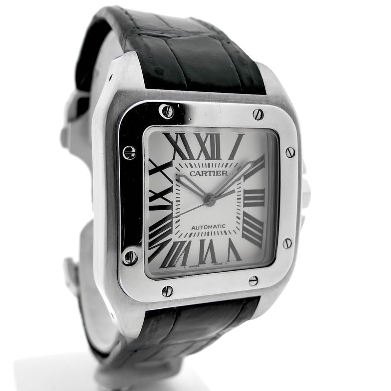 Image 3 of Cartier Santos 100 XL Automatic W20076X8/2656; Automatic men's watch
