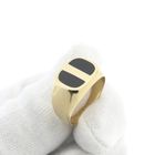 Image 9 of Gold signet ring with onyx | Men
