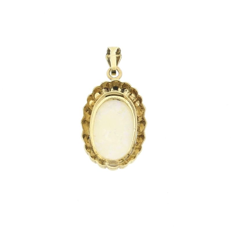 Image 5 of Gold pendant with precious opal | Vintage