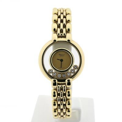 Chopard Happy Diamonds 4101 1; 18k gold women's watch with diamonds Image 1 of Chopard Happy Diamonds 4101 1; 18k gold women's watch with diamonds