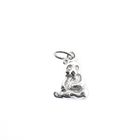 Image 1 of Silver charm; Panda bear