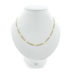 Image 1 of Gold closed Figaro link chain