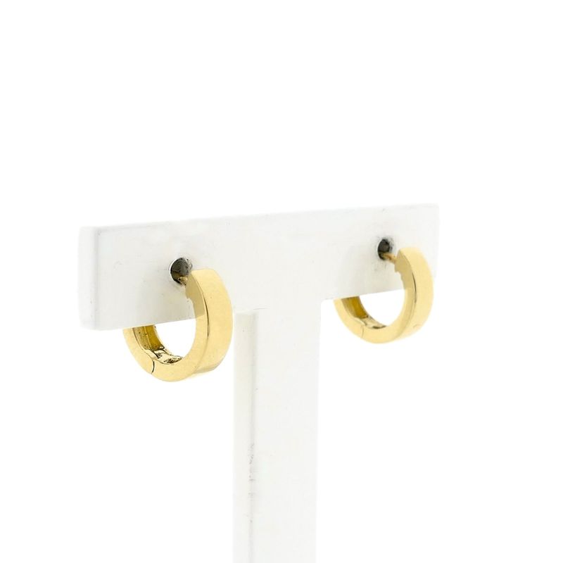 Image 3 of Gold earrings; Ø 13.5