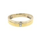 Image 3 of Two-tone gold ring with 0.06 ct. diamond | Jeunesse