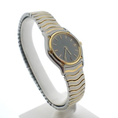 Image 2 of Ebel Classic Wave 'Tropical Dial' 181908; Gold/steel women's watch