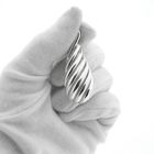 Image 7 of Silver pendant with a convex design