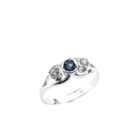 Image 1 of Silver ladies ring with zirconia