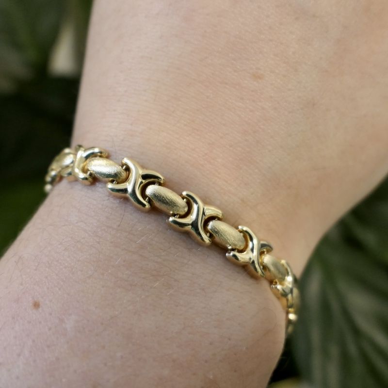 Image 2 of Gold fantasy link bracelet