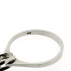 Image 6 of White gold solitaire ring with diamond | 0.10 ct.