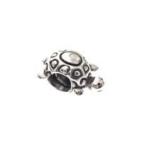 Pandora charm; Silver; Turtle