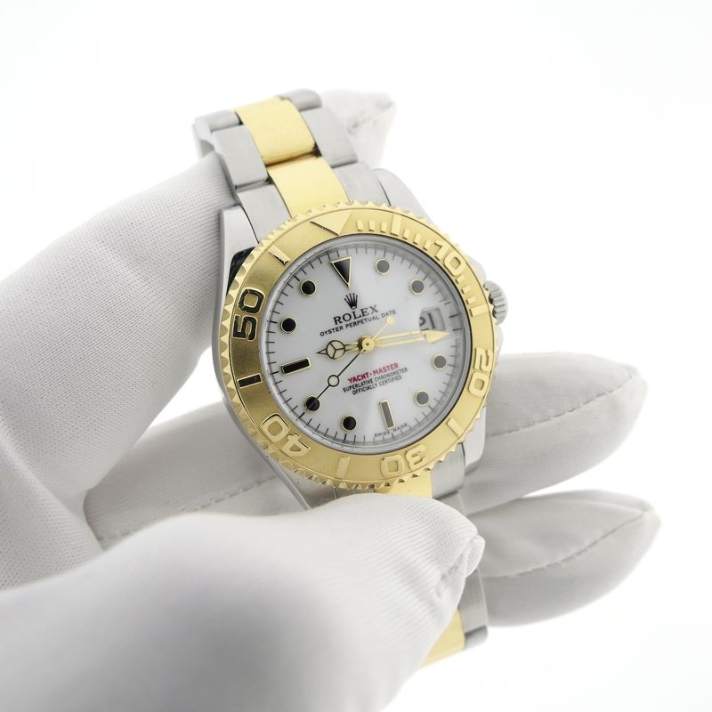 Image 12 of Rolex Yachtmaster 168623; 18k gold/steel watch
