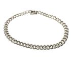 Image 1 of Silver gourmet link bracelet