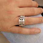 Image 6 of Silver Buddha to Buddha ring | Chain