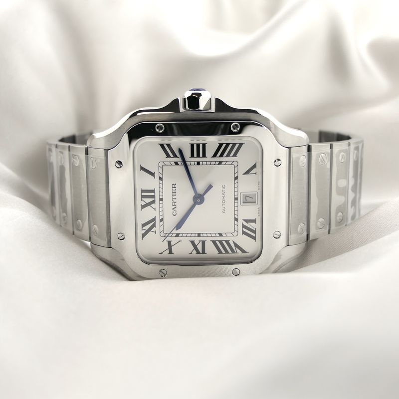 Image 13 of Cartier Santos 'Large' 4072 WSSA0018; Automatic men's watch