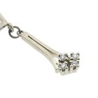 Image 3 of White gold stud earrings with diamond | 0.08 ct.