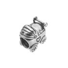 Image 4 of Pandora charm; Silver; Stroller