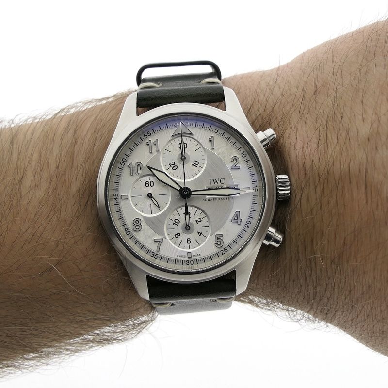 Image 18 of IWC Pilot Spitfire Chronograph; Automatic men's watch