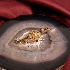 Image 9 of Vintage gold flower brooch with pearl