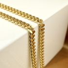 Image 8 of Sturdy gold gourmet link chain | 56 cm