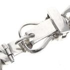 Image 2 of Solid silver bracelet with buckle closure | 21 cm